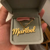 Box Chain Custom Jewelry Personalized Name Pendant Necklace For Women Men Handmade Cursive Nameplate Choker BFF Gift