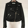 Kiara Suede Short Leather Jacket