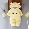 Cute Cotton Hooded Baby Rompers