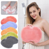 Exfoliating Back Scrubber Shower Massage For Wall Silicone Body Foot Cleaning Brush Non-slip Bath Sponge Bathroom Accessories