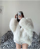 Winter Shaggy Hairy Thick Warm Soft Colored Faux Fur Jacket