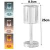 Crystal Table Lamp 3/16 Colors USB Charging Touch Lamp Diamond Bedroom Atmosphere Lights Led Light Night For Home