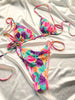 Zrtak Tie Bikinis Sexy Swimsuit Women 2022 Bikini Set Triangle Swimwear String Beachwear Thong Two Piece Suits Brazilian Biquini
