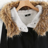 Fleece Lined Jacket With Faux Fur Trim Coat