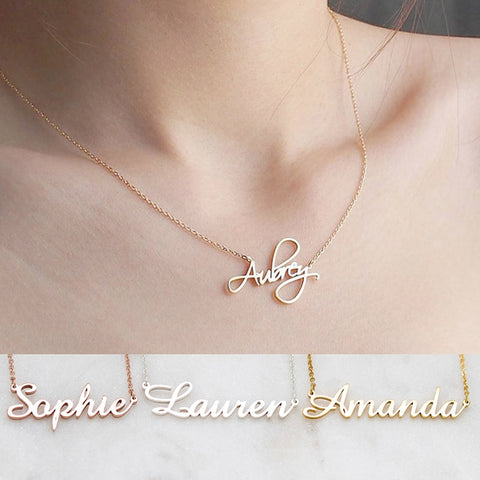 Custom Personalized Name Necklaces