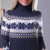 Winter Warm Turtleneck Sweater Dress