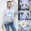 Cat/Dog Paw Pocket Animal Ear Sweatshirt Hooded Tops