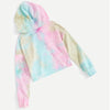 Letter Printed Hoodies Sweatshirts Teen Kids Girls Pullover Multicolor Tie dye