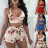 Floral Bikini Set Swimsuit Floral Tank Top Shorts Sets