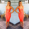Summer Fashion Festival Clothing Two Piece Matching Sets Crop Top and Dress Waist Bodycon Dress Suit