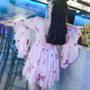 Pink Chiffon Summer Dress