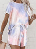 Women suit Casual outfits  two piece  Tie dye printing backsuits