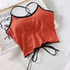 Women Backless Bandage Sexy Crop Tops 2020 Summer