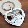 Personalized Keychain / Custom Photo Keychain / Couples Keychain / Picture Keyring / Husband Gift / Gift for Him