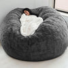 Living Room Furniture Fur Giant Bean Bag Sofa Cover With Filling & Without Filling- FREE SHIPPING WORLDWIDE