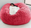 Living Room Furniture Fur Giant Bean Bag Sofa Cover With Filling & Without Filling- FREE SHIPPING WORLDWIDE