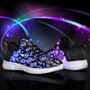 LED Shoes for Boys Girls Women and Men Fiber Optic Shoes and Elastic Sole USB Rechargeable Lightweight Sneakers