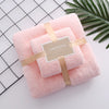 Coral Fleece Absorbent Hair Swimming Face Hand Bath Towel Sets